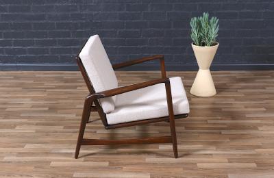 Ib Kofod Larsen Danish Modern Reclining Lounge Chair by Ib Kofod Larsen