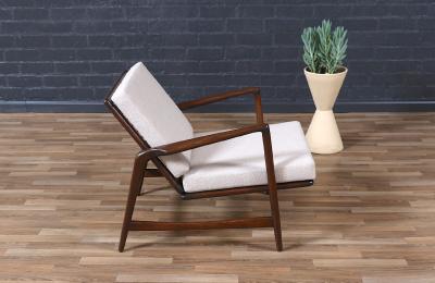 Ib Kofod Larsen Danish Modern Reclining Lounge Chair by Ib Kofod Larsen