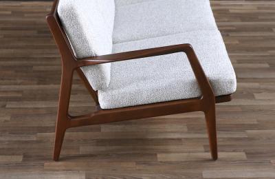 Ib Kofod Larsen Danish Modern Sculpted Sofa by Ib Kofod Larsen