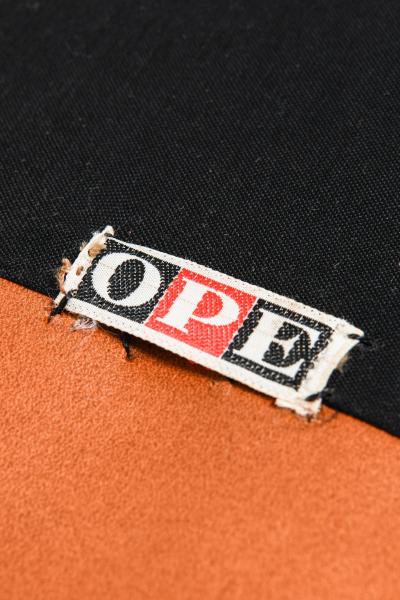 Ib Kofod Larsen Easy Chair in Leather and Teak by Ib Kofod Larsen 1950s