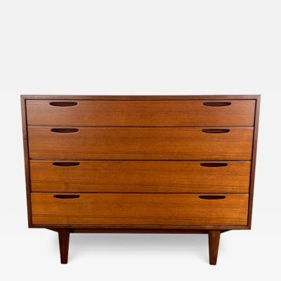 Ib Kofod Larsen IB Kofod Larsen 4 Drawer Dresser in Teak for J Clausen Son Brande Mobelfabrik