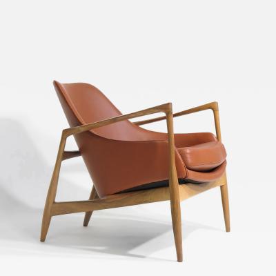 Ib Kofod Larsen IB Kofod Larsen Lounge Chair in Leather