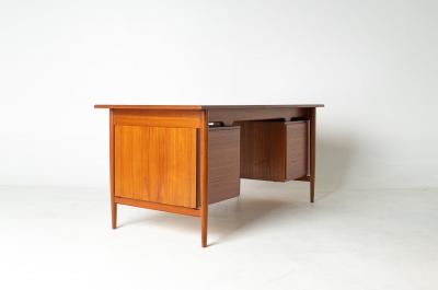 Ib Kofod Larsen Ib Kofod Larsen Danish Modern Teak Executive Desk