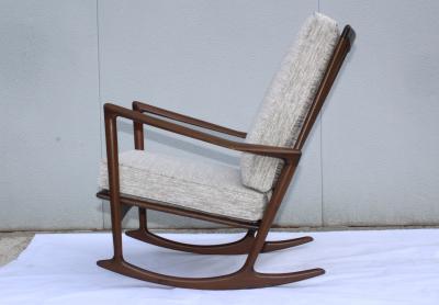 Ib Kofod Larsen Ib Kofod Larsen For Selig Sculptural Rocking Chair