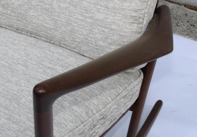 Ib Kofod Larsen Ib Kofod Larsen For Selig Sculptural Rocking Chair