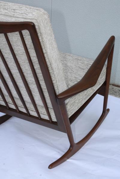 Ib Kofod Larsen Ib Kofod Larsen For Selig Sculptural Rocking Chair