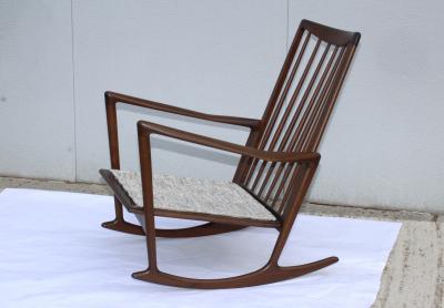 Ib Kofod Larsen Ib Kofod Larsen For Selig Sculptural Rocking Chair