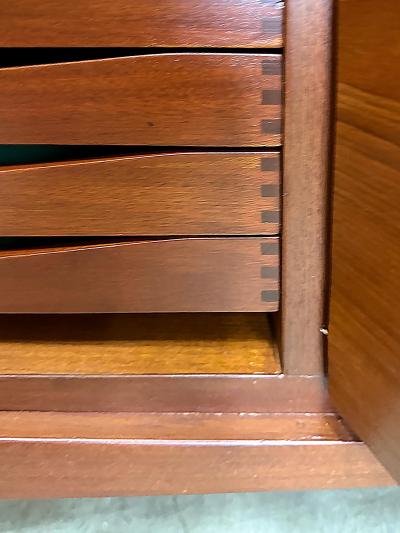 Ib Kofod Larsen Ib Kofod Larsen Mid century Danish Modern Teak Credenza Model 66
