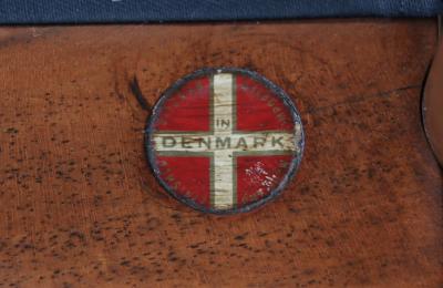 Ib Kofod Larsen Ib Kofod Larsen Sculpted Exoskeleton Walnut Sofa for Selig