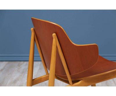 Ib Kofod Larsen Ib Kofod Larsen Shell Chairs for Christiansen Larsen