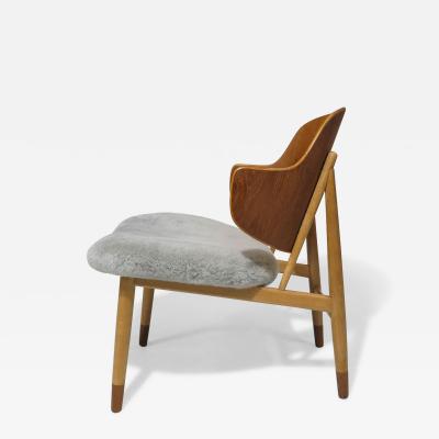 Ib Kofod Larsen Ib Kofod Larsen Teak and Beech Lounge Chair