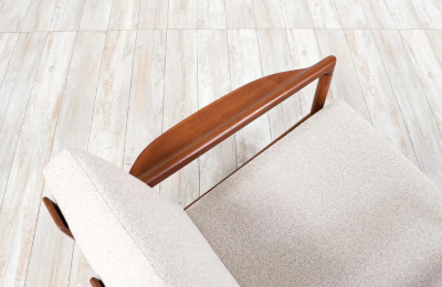 Ib Kofod Larsen Ib Kofod Larsen Walnut Lounge Chair for Selig