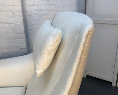 Ib Kofod Larsen Ib Kofod Larsen for Povl Dinesen Danish Lounge Chair and Ottoman