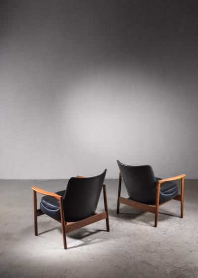 Ib Kofod Larsen Ib Kofod Larsen pair of Elizabeth lounge chairs