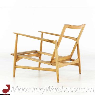 Ib Kofod Larsen Kofod Larsen Mid Century Danish Walnut Lounge Chair Frame