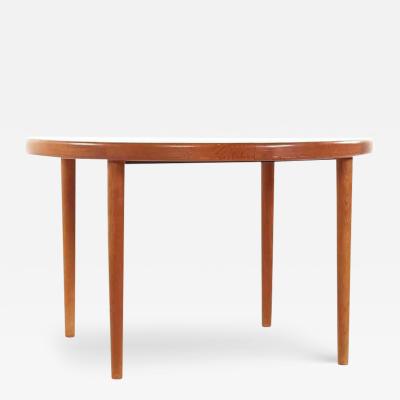 Ib Kofod Larsen Kofod Larsen Mid Century Teak Expanding Dining Table 2 Leaves