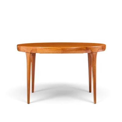 Ib Kofod Larsen Kofod Larsen for Faarup M belfabrik Danish Teak Dining Table with 2 Leaves