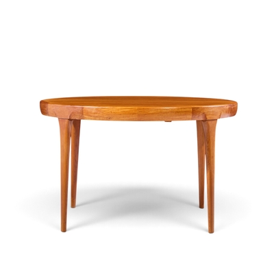 Ib Kofod Larsen Kofod Larsen for Faarup M belfabrik Danish Teak Dining Table with 2 Leaves