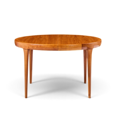 Ib Kofod Larsen Kofod Larsen for Faarup M belfabrik Danish Teak Dining Table with 2 Leaves