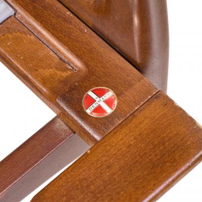 Ib Kofod Larsen Kofod Larsen for Selig Mid Century Danish Walnut Lounge Chair