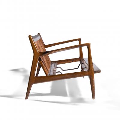 Ib Kofod Larsen Kofod Larsen for Selig Mid Century Danish Walnut Sofa