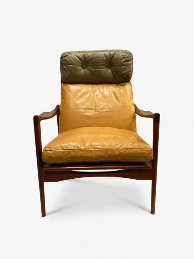 Ib Kofod Larsen MID CENTURY SCANDINAVIAN LOUNGE CHAIR