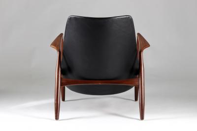 Ib Kofod Larsen Mid Century Scandinavian Lounge Chair Seal Chair by Ib Kofod Larsen