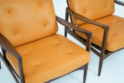 Ib Kofod Larsen Midcentury Scandinavian Lounge Chairs Kandidaten by Ib Kofod Larsen