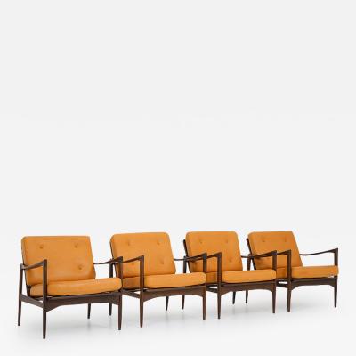 Ib Kofod Larsen Midcentury Scandinavian Seating Group Kandidaten by Ib Kofod Larsen