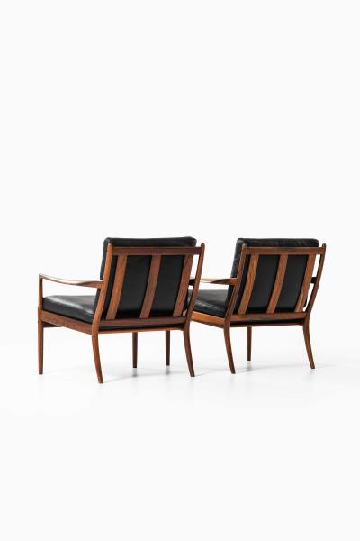 Ib Kofod Larsen Pair of Ib Kofod Larsen Sams Easy Chairs by OPE 1950s