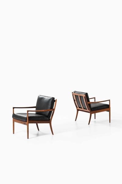 Ib Kofod Larsen Pair of Ib Kofod Larsen Sams Easy Chairs by OPE 1950s