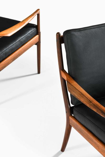 Ib Kofod Larsen Pair of Ib Kofod Larsen Sams Easy Chairs by OPE 1950s