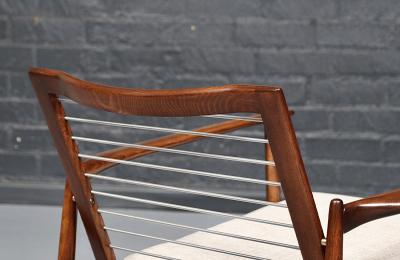 Ib Kofod Larsen Pair of Ib Kofod Larsen Spear Lounge Chairs for Selig