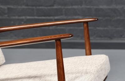 Ib Kofod Larsen Pair of Ib Kofod Larsen Spear Lounge Chairs for Selig