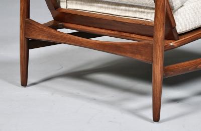 Ib Kofod Larsen Pair of Ib Kofod Larsen Spear Lounge Chairs for Selig