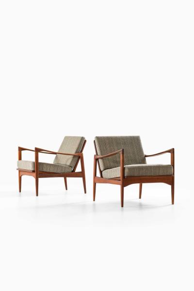 Ib Kofod Larsen Pair of Kandidaten Teak Easy Chairs by Ib Kofod Larsen 1950s