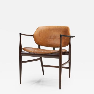 Ib Kofod Larsen Rare Ib Kofod Larsen Elizabeth Armchair Denmark 1960s