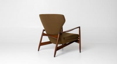 Ib Kofod Larsen Rare Ib Kofod Larsen Wingback Lounge for Selig