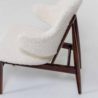 Ib Kofod Larsen Shell Lounge Chair Denmark Mid 20th Century