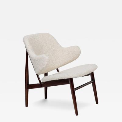 Ib Kofod Larsen Shell Lounge Chair Denmark Mid 20th Century