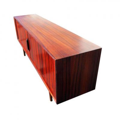 Ib Kofod Larsen Vintage Midcentury Ib Kofod Larsen Brazilian Rosewood Credenza for Faarup