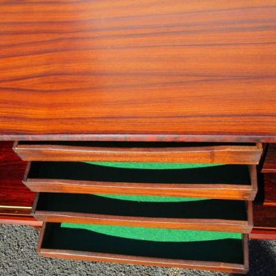 Ib Kofod Larsen Vintage Midcentury Ib Kofod Larsen Brazilian Rosewood Credenza for Faarup