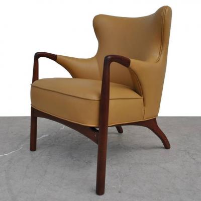Ib Kofod Larsen Vintage Midcentury Ib Kofod Larsen Style Lounge Chair