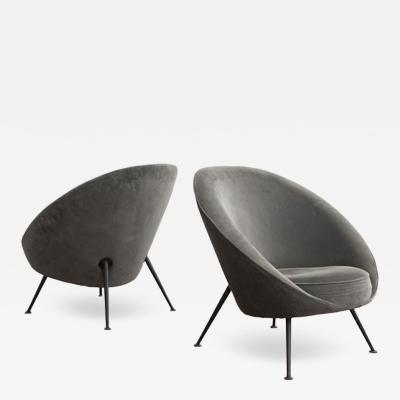 Ico Luisa Parisi Ico Luisa Parisi Rare pair of Egg chairs model no 813