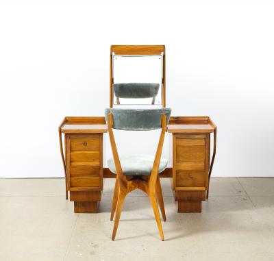 Ico Luisa Parisi Unique Vanity Dressing Table Chair by Ico Luisa Parisi