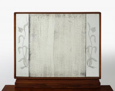 Ico Parisi 1940s Art Deco Style Italian Hallway Console And Mirror Ico Parisi Style