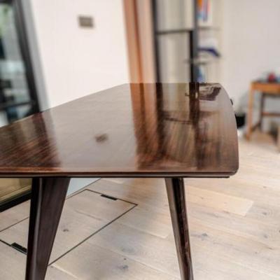 Ico Parisi 1950 ITALIAN DINING TABLE DARK POLISHED WOOD BY ICO PARISI