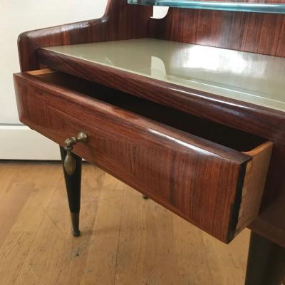 Ico Parisi 1950s Pair of Italian Bedside Tables
