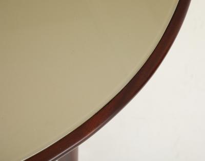 Ico Parisi 1960s Ico Parisi Style Modernist Round Walnut Dining Table