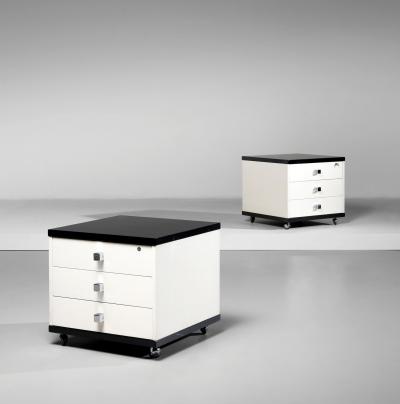 Ico Parisi 1970s Bed Side Tables by Ico Parisi